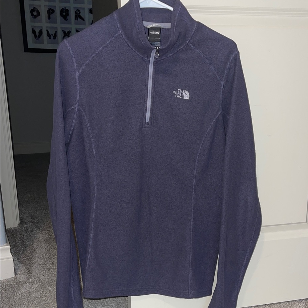 The North Face Dark Purple Fleece Pullover